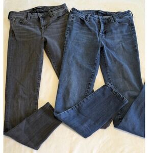 2-Liverpool Jeans Bundle Size 6/28 Skinny Blue Black Stretch Denim Lot
